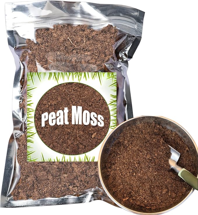 Organic Sphagnum Peat Moss, Added to Soil and Enriches Plant Roots, Gardening Soil Amendment and Carnivorous Plant Soil Media(2qt)