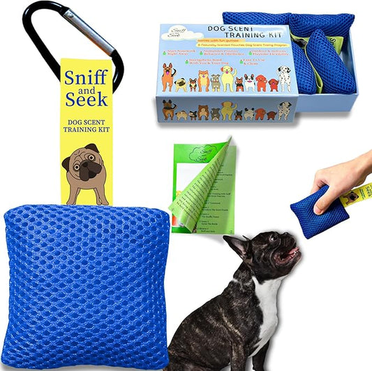 BabieDtOyG Dog Scent Training kit, Brain Games, Hide and Seek Toys, Metal Stimulation Games - Fun Nose Work for Dogs, Sniff and Seek Sniffing Toys, Dog Nosework, Scent Work Kit for All Ages