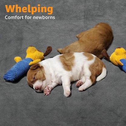 Washable Dog Pee Pads: 34x52 1 Pack Reusable Whelping Pads, Absorb Dog Mats Non-Slip Puppy Training Pads for Whelping, Potty, Training, Playpen, Crate