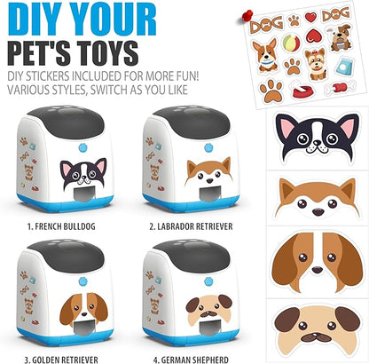 PICAPETS Dog Puzzle Feeder Toy – Remote Control Automatic Treat Dispenser with Light, Interactive IQ Training Slow Feeder, Large Capacity for All Dog Breeds