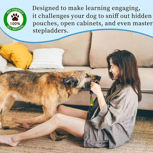 BabieDtOyG Dog Scent Training kit, Brain Games, Hide and Seek Toys, Metal Stimulation Games - Fun Nose Work for Dogs, Sniff and Seek Sniffing Toys, Dog Nosework, Scent Work Kit for All Ages