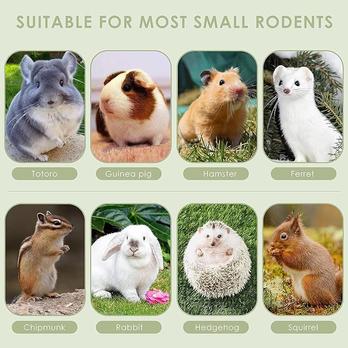 ERKOON Timothy Hay Sticks,Rabbit Chew Toys for Teeth Natural Molar Sticks Rabbits Treats for Bunnies, Chinchilla Guinea Pigs, Gerbil, Hamster (25 Pcs)