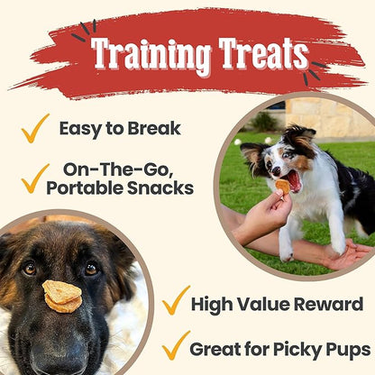Farm To Pet - Dog Training Treats - Chicken Chips, Single Ingredient - 12 oz, Lean, All Natural, Healthy Dog Treats for Small, Medium, Large Breeds, & Puppies, Made in USA