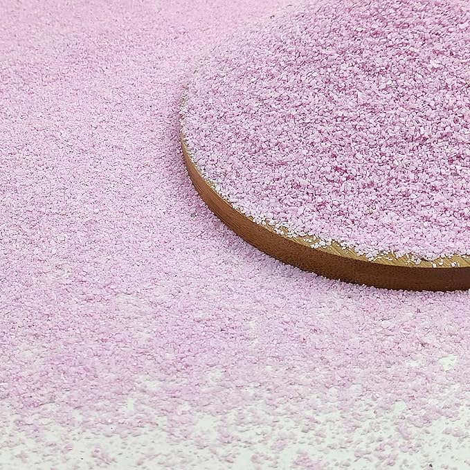 5 lbs Pink Sand, 0.4-0.8 mm Decorative Sand for Aquarium, Fish Tank, Paintings, Candle, Vase Filler, Wedding Ceremony, Arts Crafts and Bowl Fillers