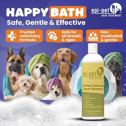 Epi-Pet Cleansing Agent Pet Shampoo, 16-Ounce