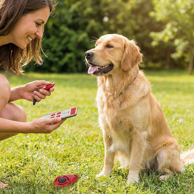 18 Pieces Dog Clicker for Training, Pet Training Clicker Set with Wrist Strap Clickers Trainer for Dogs Cats Puppy Birds Horses Behavioral Training (Multicolor)