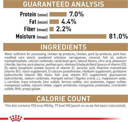 Royal Canin Breed Health Nutrition Dachshund Adult Loaf in Sauce Wet Dog Food, 3 oz can (24-Count)