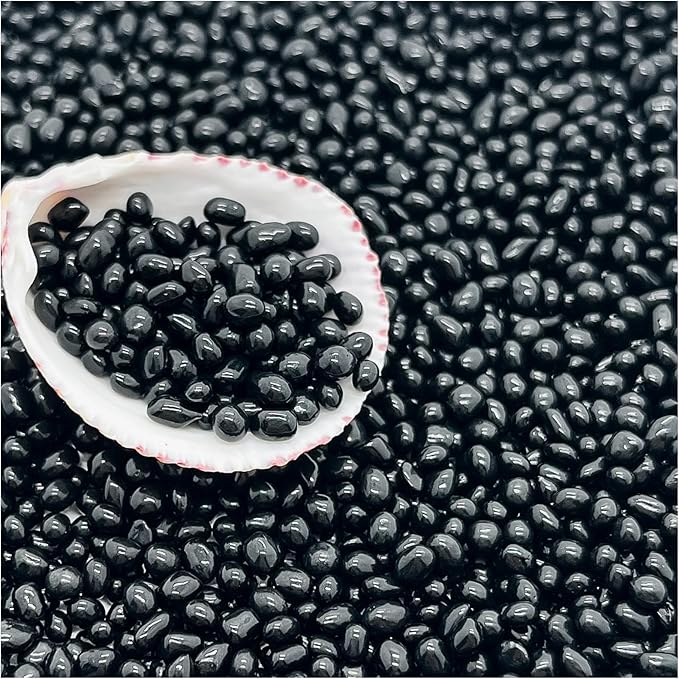 BXI 2.2 Lbs Small Aquarium Substrate Gravel Sand, Polished Smooth Fish Tank Gravel, Colorfast Uncoated Vibrant Blue Sea Glass, Decorative Stones for Vase Fillers, Fairy Garden, Potted Plants