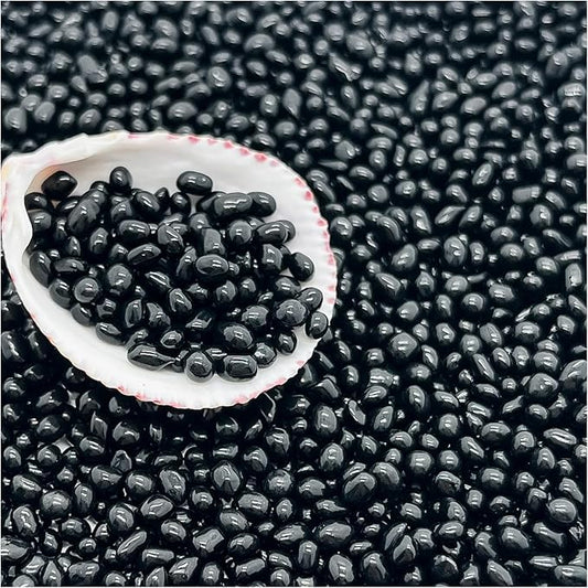 BXI 2.2 Lbs Small Aquarium Substrate Gravel Sand, Polished Smooth Fish Tank Gravel, Colorfast Uncoated Vibrant Blue Sea Glass, Decorative Stones for Vase Fillers, Fairy Garden, Potted Plants