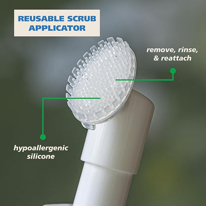 Wahl USA Gentle Foaming Dog Paw Cleaner, No-Rinse Probiotic Formula with Soft Silicone Paw Scrubber Brush, Coconut Lime Verbena Scent, 8 fl oz – Model 3028477