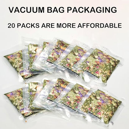 YTSKJ Rabbit Toys 20 Pack Bunny Toys Bunny Chew Toy Guinea Pig Treats Timothy Hay Toy Chips with Herbal Flowers Timothy Hay Grass Hamster Snacks Chinchillas Gerbils for Small Animals Teeth