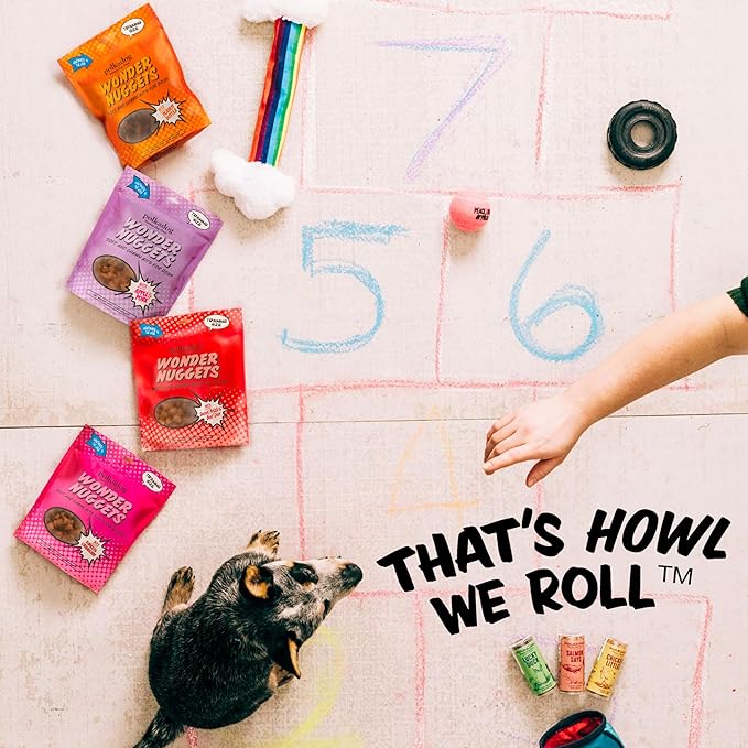 Polkadog Wonder Nuggets – Soft & Chewy Dog Treats with Pork & Apple – Healthy, Limited Ingredient Training Treats for All Dog Breeds and Ages – Natural, Made in USA – 10 oz