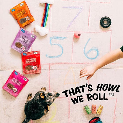 Polkadog Wonder Nuggets – Soft & Chewy Dog Treats with Peanut Butter – Healthy, Limited Ingredient Training Treats for All Dog Breeds and Ages – Natural, Made in USA – 10 oz