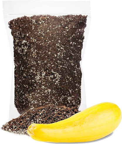 GARDENERA Premium Organic Potting Soil for Squashes - (3 Quart Bag)