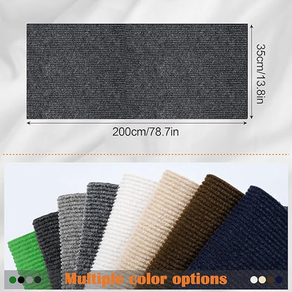 Cat Scratch Furniture Protector - 78.7" x 13.8" Trimmable Self-Adhesive Cats Claws Scratch Pads, DIY Cat Climbing Couch Protector for Scratch Post Cat Tree Replacement Indoor (Dark Gray)