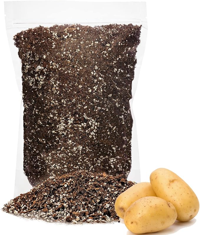 GARDENERA Premium Organic Potting Soil for Potato - (4 Quart Bag)