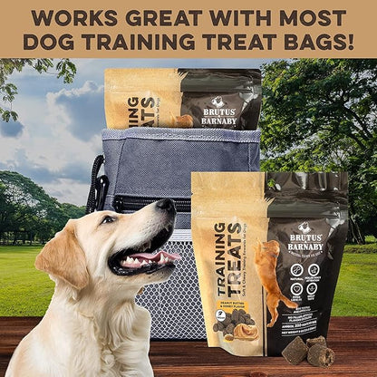 BRUTUS & BARNABY Training Treats for Dogs - Peanut Butter & Honey - All-Natural Healthy Low Calorie Vegetarian Treat - Great to Use for Rewards in Training Your Puppy Or Dog