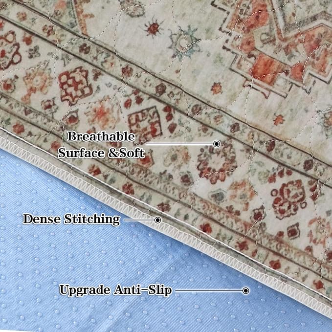 Qeils Washable Pee Pads, Reusable Puppy Pads Super Absorbent Leakproof Dog Training Pads, Non-Slip Wee Wee Pads for Crate, Floor, Potty Pads Feeding Mat Dog Pee 2 Pack 18"x24"