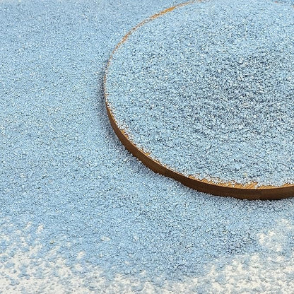 20 lbs Aquarium Blue Sand, 0.4-0.8 mm Decorative Sand for Aquarium, Fish Tank, Candle, Vase, Wedding Ceremony, Arts Crafts and Bowl Fillers