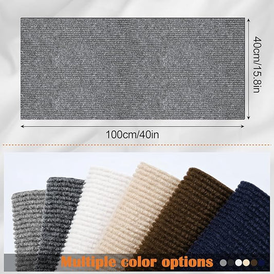 Cat Scratch Furniture Protector - 40" x 15.8" Trimmable Self-Adhesive Cats Claws Scratch Pads, DIY Cat Climbing Couch Protector for Scratch Post Cat Tree Replacement Indoor (Light Gray)