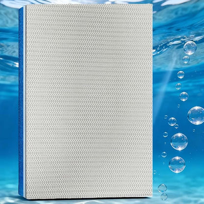 HOLADAWN 8-Layer Aquarium Filter Media Sponge Pad, Trim-to-Fit Foam Filter Floss for Fish Tank Filter (15.7"x11.8"x0.78")