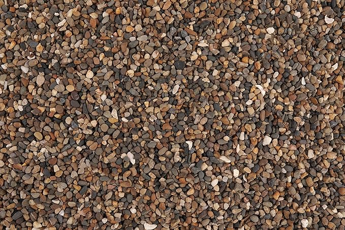 LANDEN Mekong Aquarium Brown-Black Sand 7lbs(2L), Aquarium Substrate Gravel, Pea Gravel for Landscaping, Granite Sand, Coarse Sand for Plants, Aquatic Substrate Sand 2-5mm