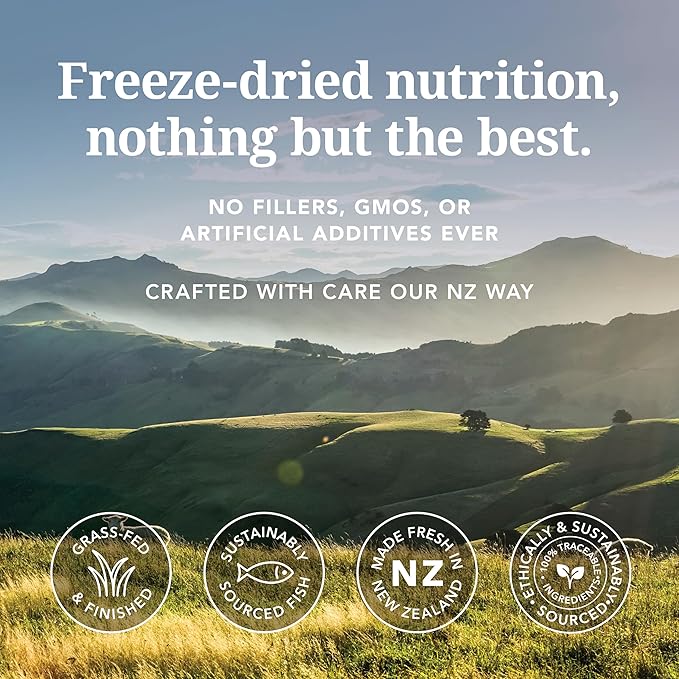 K9 Natural Grain-Free Freeze-Dried Dog Food, New Zealand Beef & Hoki Feast 8lb