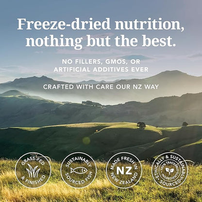 K9 Natural Grain-Free Freeze-Dried Dog Food, New Zealand Beef & Hoki Feast 8lb