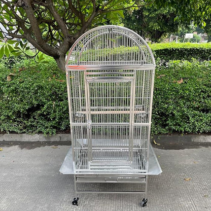 BMWPET SUS201 Stainless Steel PLAYTOP Style Bird CAGE Parrot CAGE 24"X22"X60"