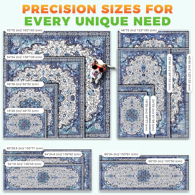 Hompet 2 Pack Super Absorbent Dog Door Mat for Muddy Paws, Washable Pee Pads for Dogs, Reusable Puppy Training Pads, Quick Dry Non-Slip Pet Entryway Rug, Leak-Proof Potty Pad for Indoor Floors 54x54