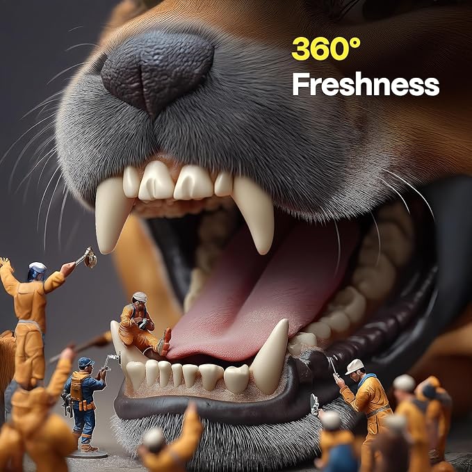 DOCO Dog Teeth Cleaning Wipes Dental Finger Wipes for Cats & Dogs Remove Plaque & Tartar, Freshen Breath, No Rinse, Easy & Effective Pet Tooth Cleaning Kit for Oral Care (Chicken Flavor, 100 Count)