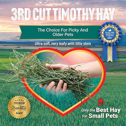 Small Pet Select 3rd Cutting "Super Soft" Timothy Hay Pet Food, 20 Lb.