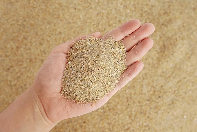 LANDEN Namale Aquarium Sand 22 lbs (6L), Super Natural for Aquarium Landscaping, Cosmetic Sand for Plant Tank, Fine Grain Natural Color River Sand for Freshwater or Blackwater Biotope Tank