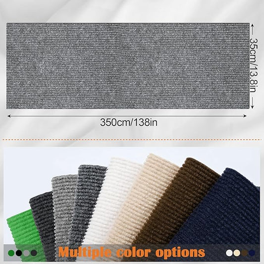 Cat Scratch Furniture Protector - 138" x 13.8" Trimmable Self-Adhesive Cats Claws Scratch Pads, DIY Cat Climbing Couch Protector for Scratch Post Cat Tree Replacement Indoor (Light Gray)