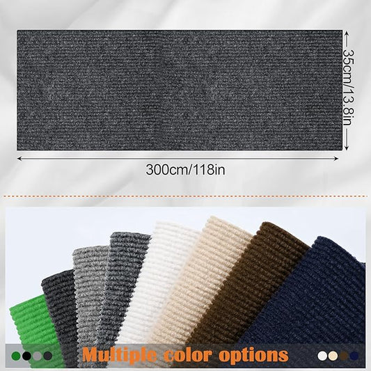 Cat Scratch Furniture Protector - 118" x 13.8" Trimmable Self-Adhesive Cats Claws Scratch Pads, DIY Cat Climbing Couch Protector for Scratch Post Cat Tree Replacement Indoor (Dark Gray)