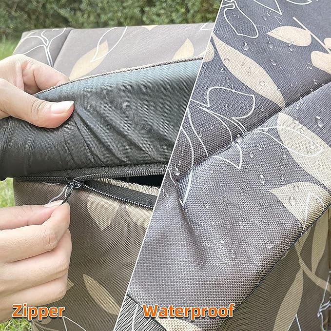 Outdoor Cat House, Cat Houses for Outdoor Cats, Weatherproof Warm and Insulated Cat House with Transparent Curtain Pet House, Stray Cats Shelter (Shabby Chic, Small-Houses)