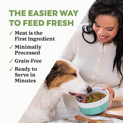 Dr. Harvey's Beef & Garden Veggies Dog Food, Human Grade Grain-Free Dehydrated Food for Dogs with Freeze-Dried Beef (5 Pounds)