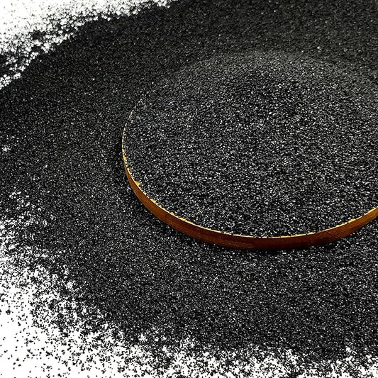 20 lbs Black Silica Sand. Decorative Aquarium Gravel Substrate for Fish Tank, Plants Potted, Fire Pits, Candle, Vase Filler and Crafts