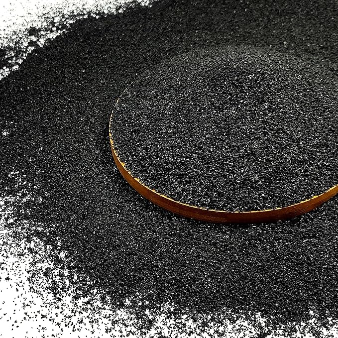 5 lbs Black AquariumSilica Sand. Decorative Aquarium Gravel Substrate for Fish Tank, Plants Potted, Fire Pits, Candle, Vase Filler and Crafts