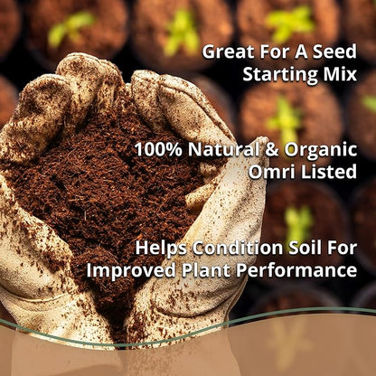 Coco Bliss 650gm Bricks (5-Pack) + Perlite Bliss (8 Qts) - Coco Coir Bricks & Organic Perlite for Plants - Coco Coir Perlite Mix - Organic Coco Coir for Plants - Coconut Coir Bulk Potting Soil Mix