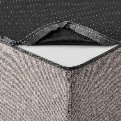 Amazon Basics Dog Steps,18.7" H, 4-Step Dog Stairs for High Bed Couch and Sofa, Non-Slip Bottom Pet Stairs for Indoor Dogs and Cats, Grey