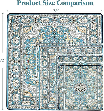 Qeils Washable Pee Pads for Dogs, 2 Pack Reusable 36"x36" Super Absorbent Leakproof Training Pads, Non-Slip Potty for Crate, Floor, Couch, Whelping Litter Mat Puppy Supplies