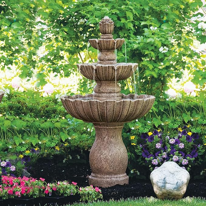 NFESOLAR Submersible Pump, 400GPH Ultra Quiet Submersible Water Pump with Dry Burning Protection 8ft High Lift for Fountains, Hydroponics, Ponds, Aquariums & More KF205