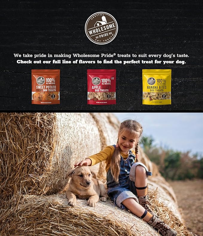 Wholesome Pride Sweet Potato Chews 100% All-Natural Single Ingredient Dog Treats, 16 oz