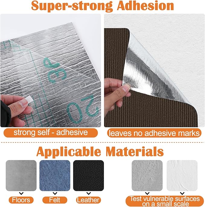 Cat Scratch Furniture Protector - 78.7" x 17" Trimmable Self-Adhesive Cats Claws Scratch Pads, DIY Cat Climbing Couch Protector for Scratch Post Cat Tree Replacement Indoor (Brown)