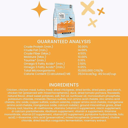 "I and love and you" Naked Essentials Dry Dog Fod, Grain-Free Chicken & Duck, 40 Lb