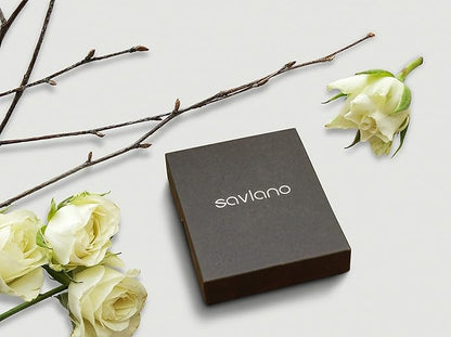 Savlano 925 Sterling Silver Italian Solid Bead Ball Dog Tag Chain Necklace Comes With Gift Box for Women & Men - Made in Italy