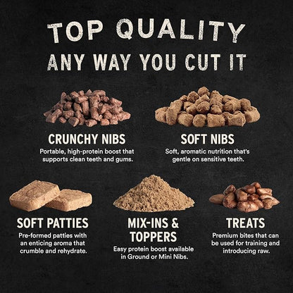 Vital Essentials Duck Bites Dog Treats, 5.5 oz | Freeze-Dried Raw | Single Protein | Premium Quality High Protein Training Treats | Grain Free, Gluten Free, Filler Free