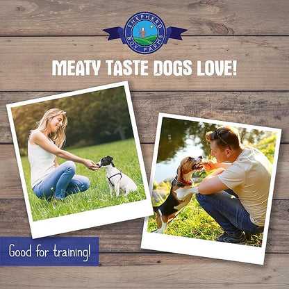 Shepherd Boy Farms Freeze Dried Dog and Cat Treats, Beef Liver, All Natural Single Ingredient Freeze-Dried Dog Treat & Snacks, Made in USA, High Protein, Essential Nutrition of Raw Food, 8oz