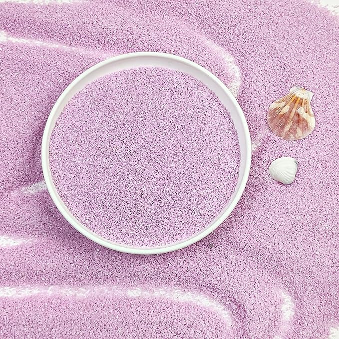 5 lbs Pink Sand, 0.4-0.8 mm Decorative Sand for Aquarium, Fish Tank, Paintings, Candle, Vase Filler, Wedding Ceremony, Arts Crafts and Bowl Fillers